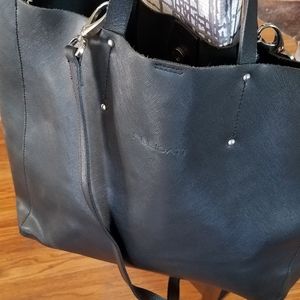 SALE! Was $35 Black Leather Tote